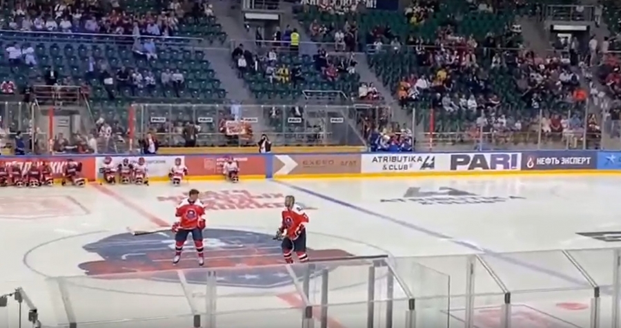 &laquo;Легендарный овертайм&raquo; открыл показательный матч по следж-хоккею!