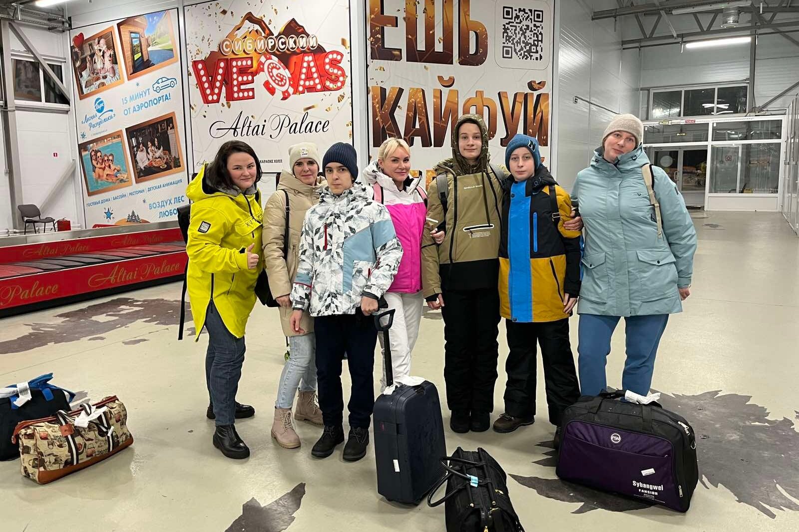 Участие в соревнованиях по горным лыжам в городе Таштагол