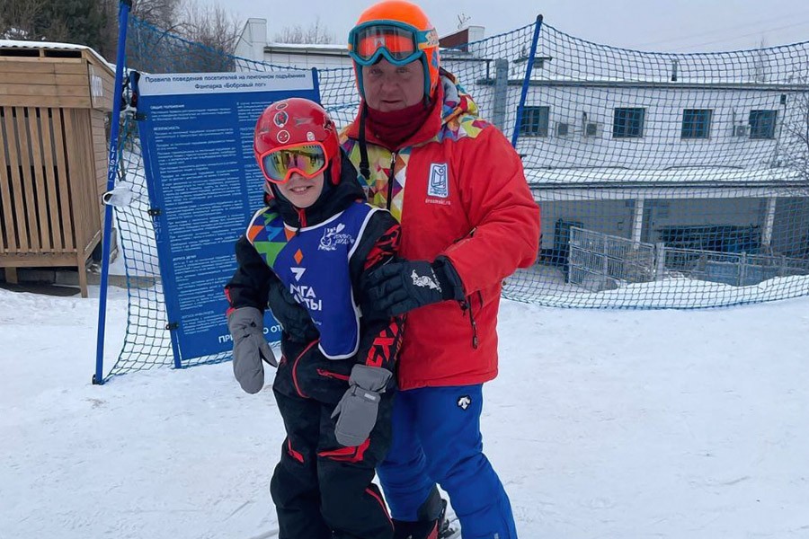 Костя Волохин закончил занятия по программе «Лыжи мечты Красноярск»