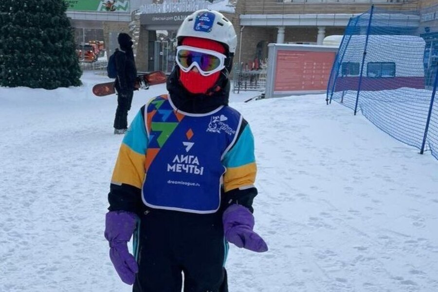 Вика Рыбачко не испугалась морозов